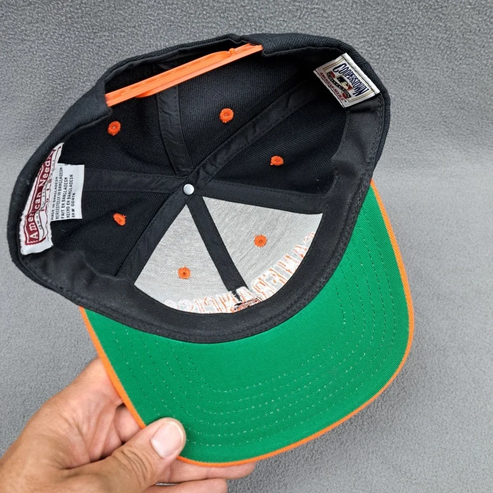 San Francisco Giants Hat Cap Blk Snapback American Needle Cooperstown Collection